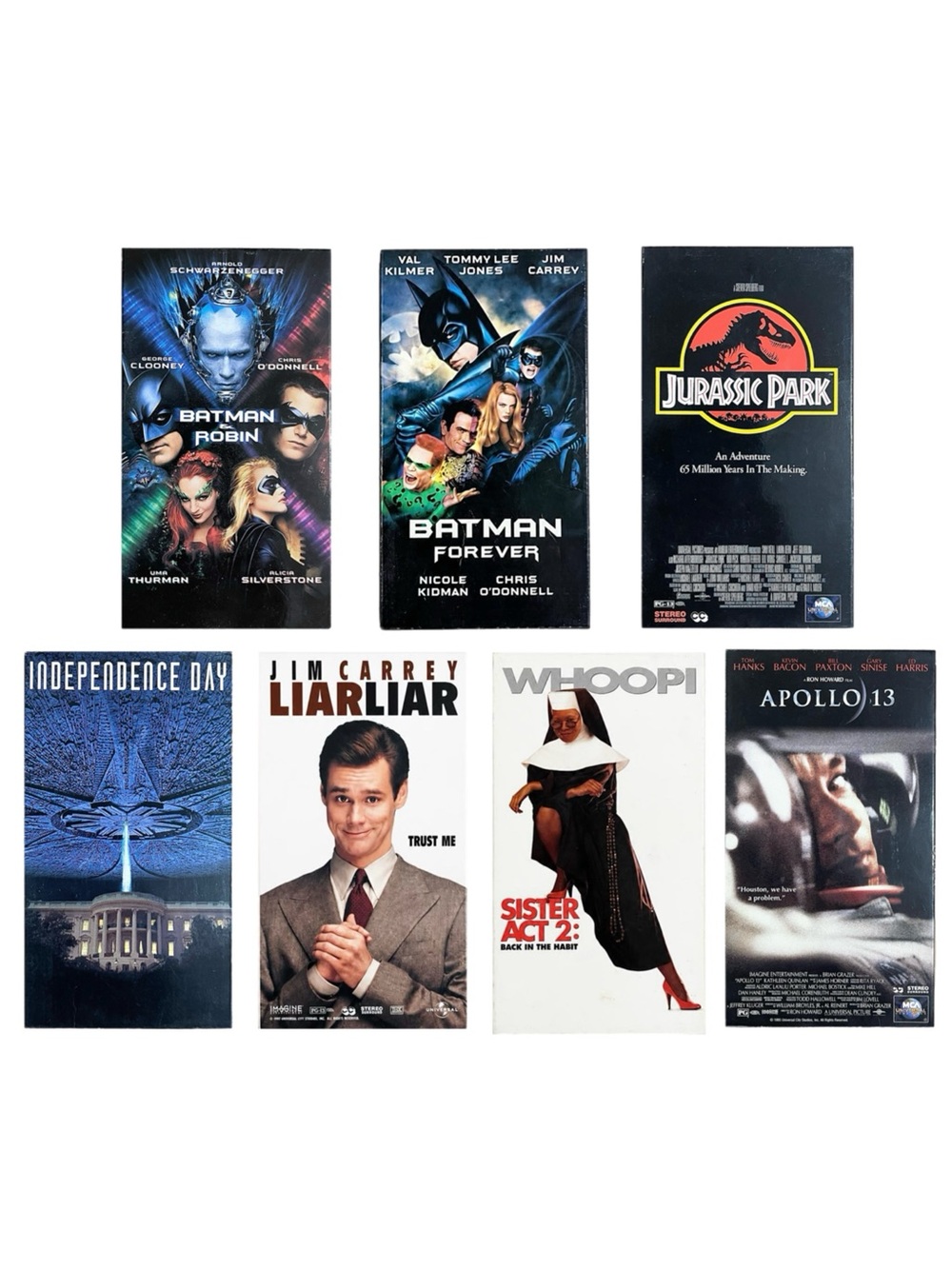(7) Vintage VHS Tapes